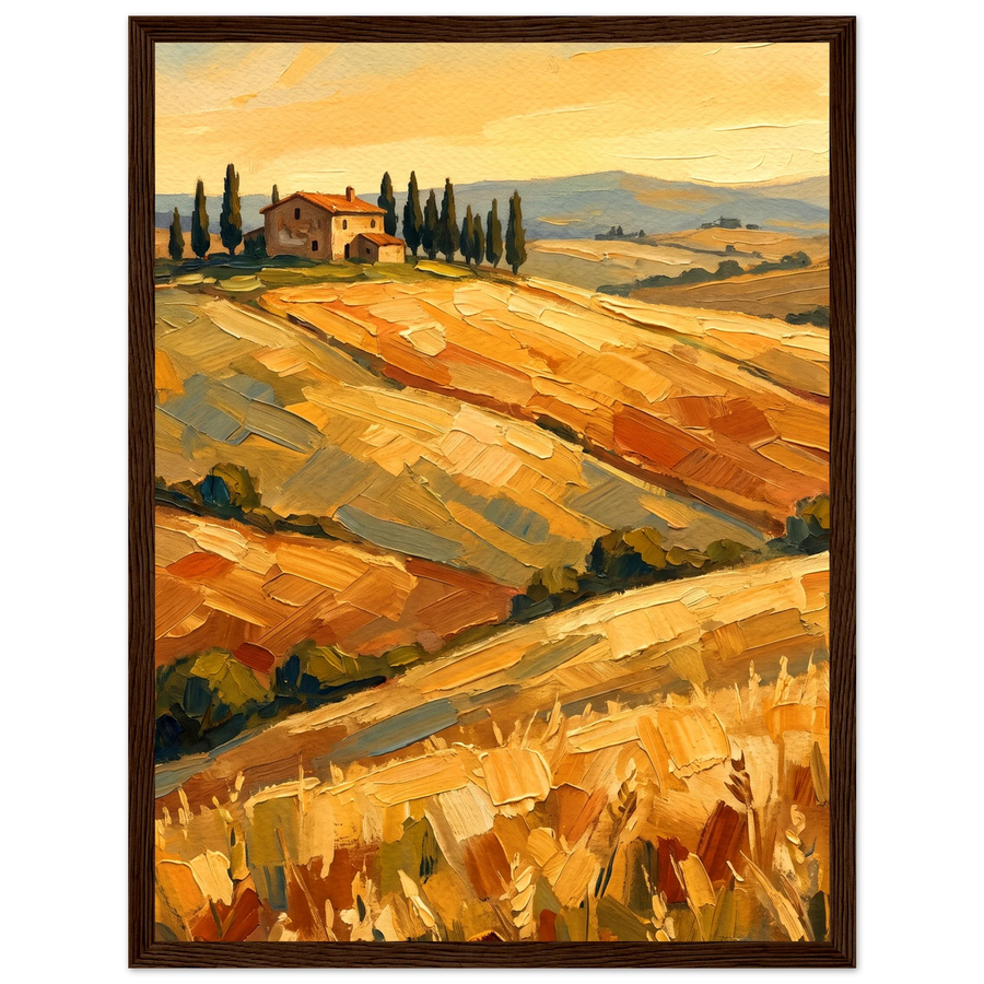 Countryside Landscapes - Rolling Wheat Field